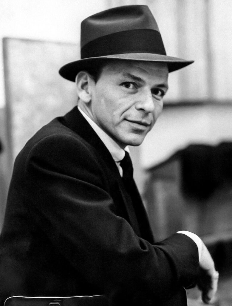 frank sinatra (1957 studio portrait close up)